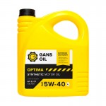 Моторное масло GANS OIL OPTIMA 5W40, 4л